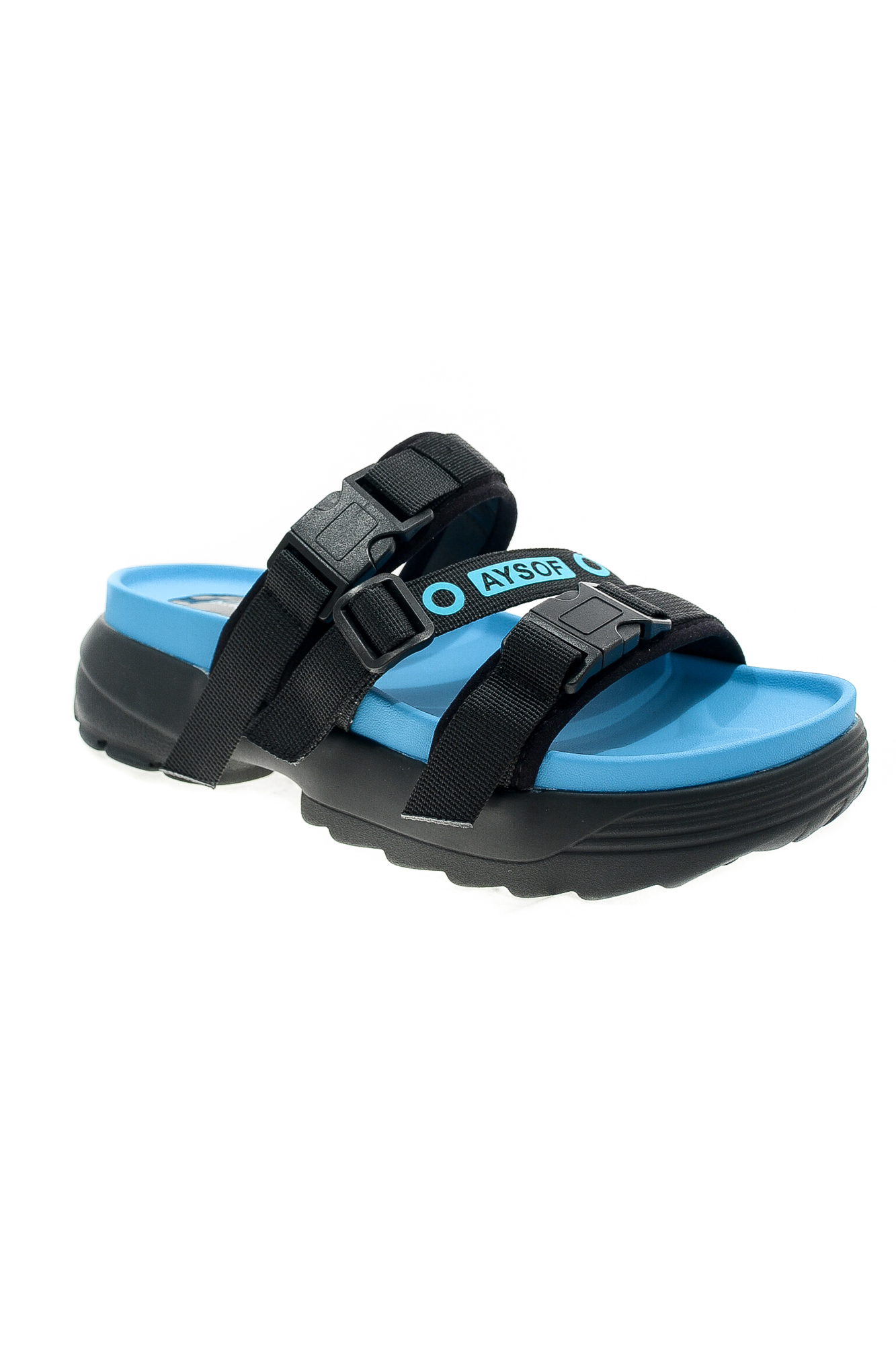 Модные женские сабо СИТИ-Klasiya 19221-HL black and blue цена-3960 р. в ...